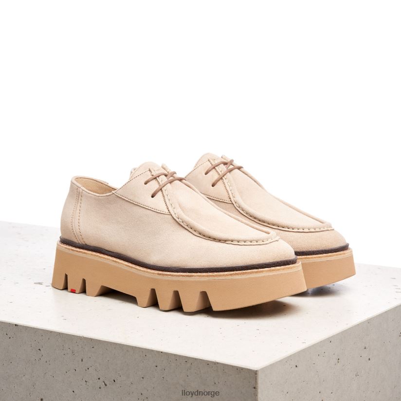 LLOYD snøre tøffel kvinner sko beige 4X82ZP1060