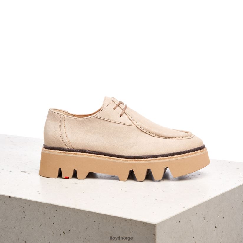 LLOYD snøre tøffel kvinner sko beige 4X82ZP1060