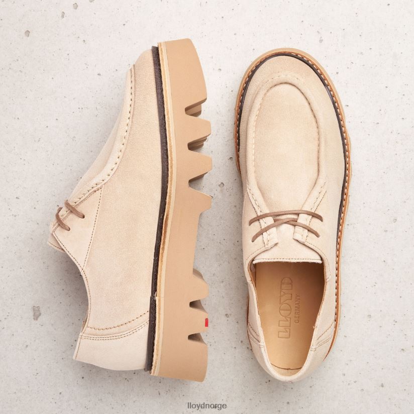 LLOYD snøre tøffel kvinner sko beige 4X82ZP1060
