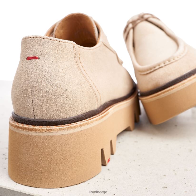 LLOYD snøre tøffel kvinner sko beige 4X82ZP1060