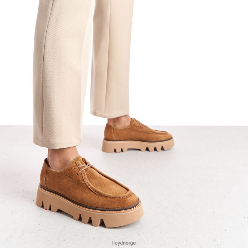 LLOYD snøre tøffel kvinner sko brun 4X82ZP1038