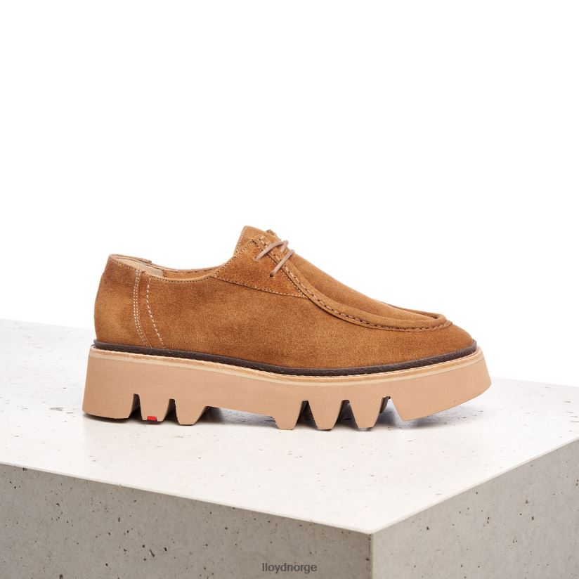 LLOYD snøre tøffel kvinner sko brun 4X82ZP1038