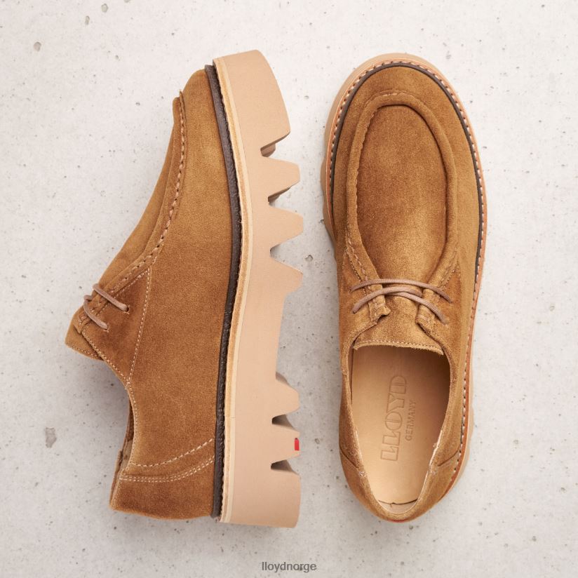 LLOYD snøre tøffel kvinner sko brun 4X82ZP1038