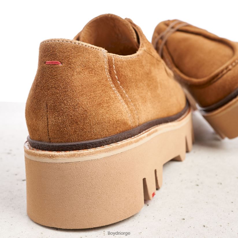 LLOYD snøre tøffel kvinner sko brun 4X82ZP1038