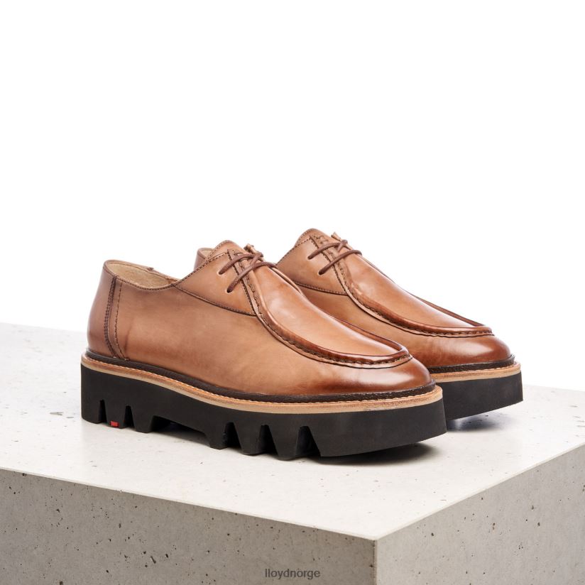 LLOYD snøre tøffel kvinner sko brun 4X82ZP1358