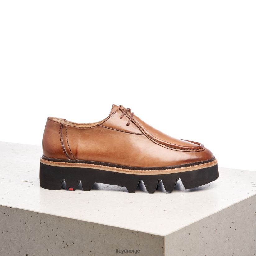 LLOYD snøre tøffel kvinner sko brun 4X82ZP1358