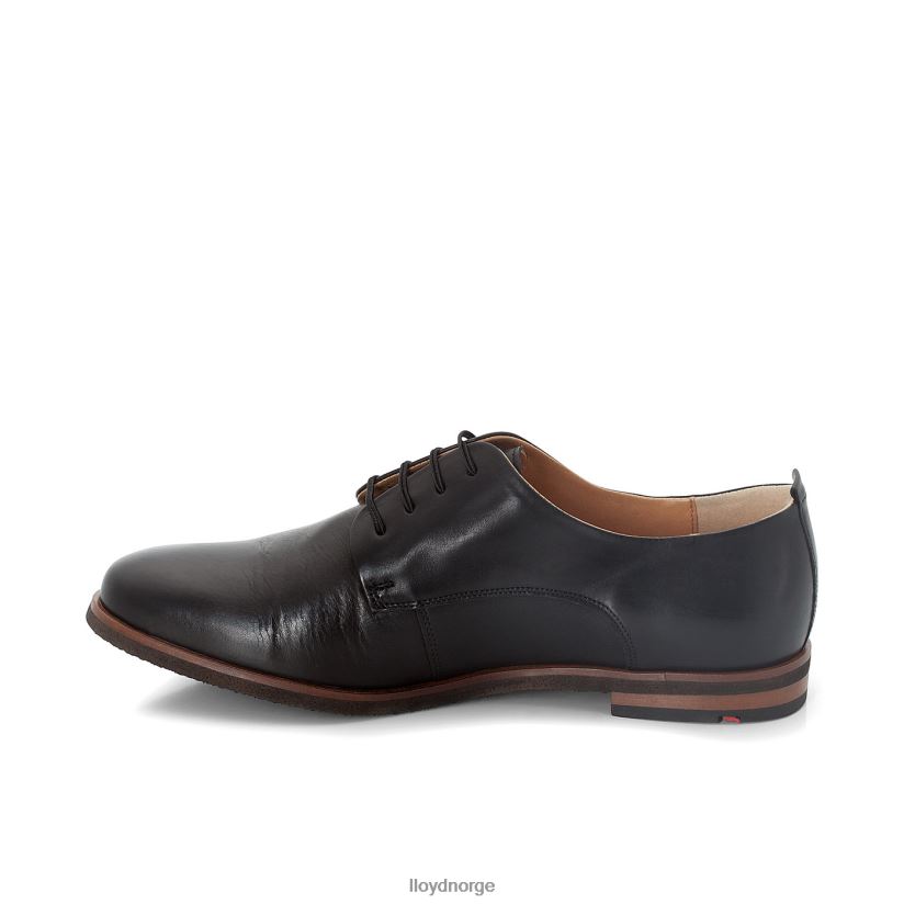 LLOYD spoty halvsko med snøre kvinner sko svart 4X82ZP1006