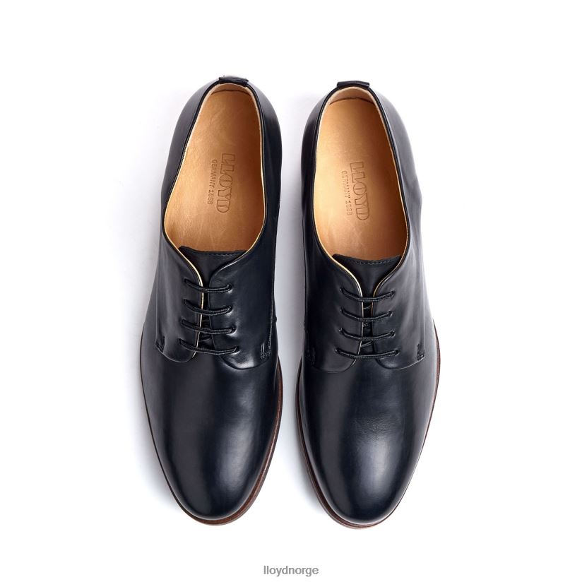 LLOYD spoty halvsko med snøre kvinner sko svart 4X82ZP1006