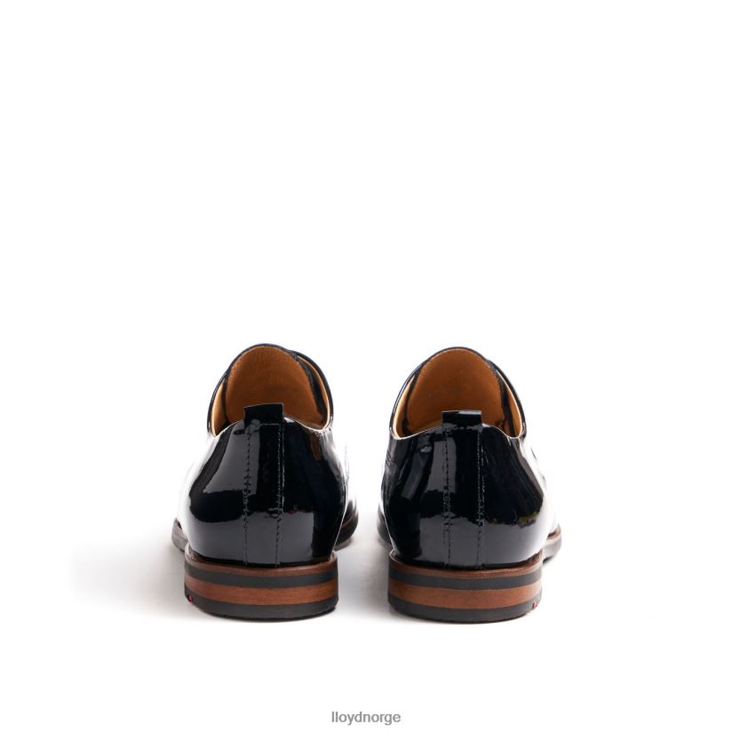 LLOYD spoty halvsko med snøre kvinner sko svart 4X82ZP1047