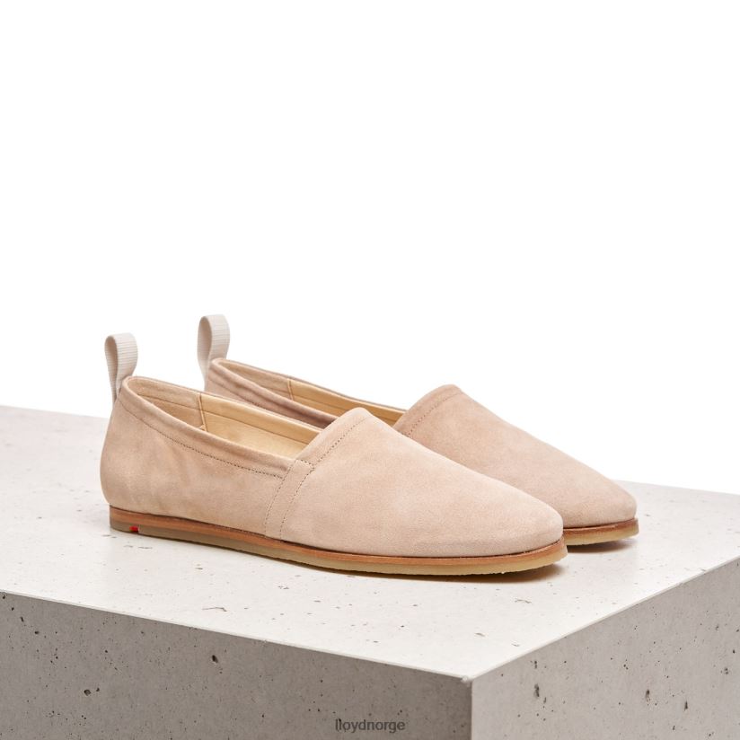 LLOYD tøffel i skinn kvinner sko beige 4X82ZP1129