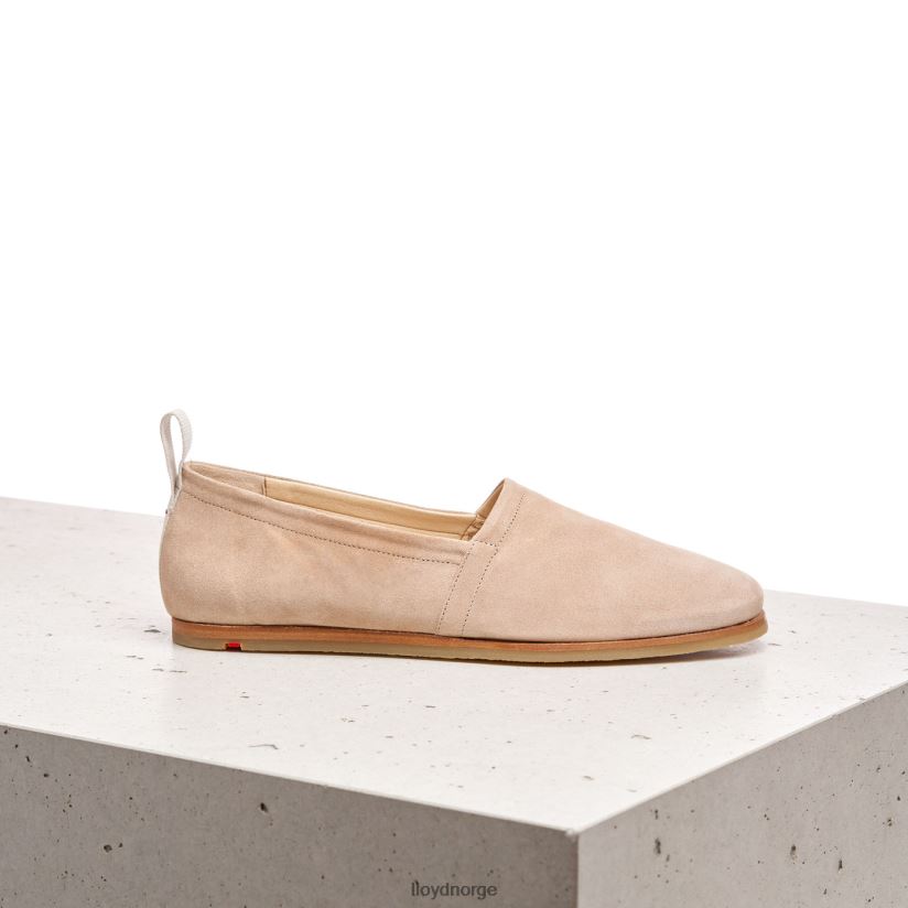 LLOYD tøffel i skinn kvinner sko beige 4X82ZP1129