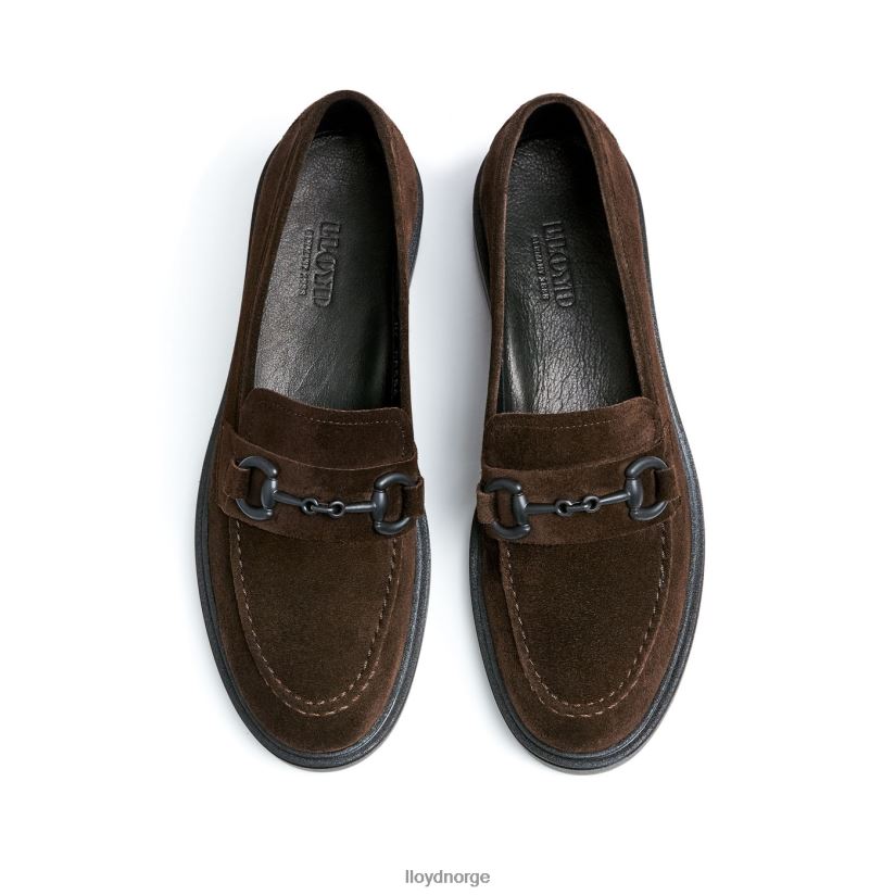 LLOYD tøffel i skinn kvinner sko brun 4X82ZP1110