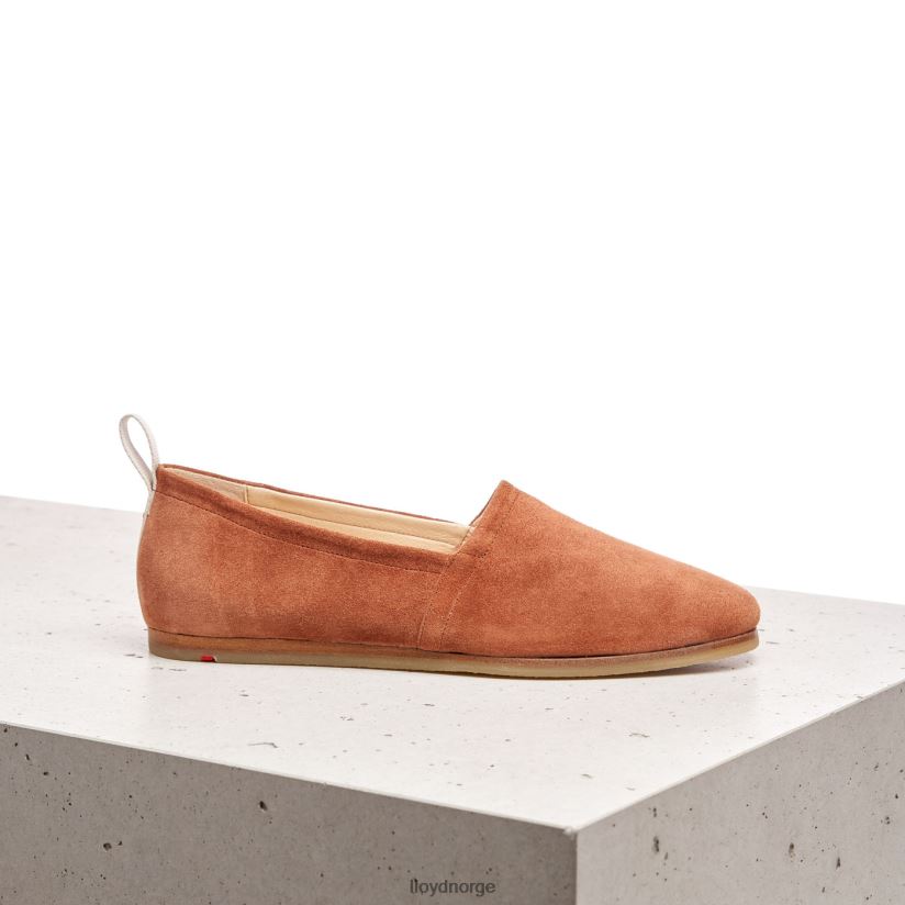 LLOYD tøffel i skinn kvinner sko brun 4X82ZP1123