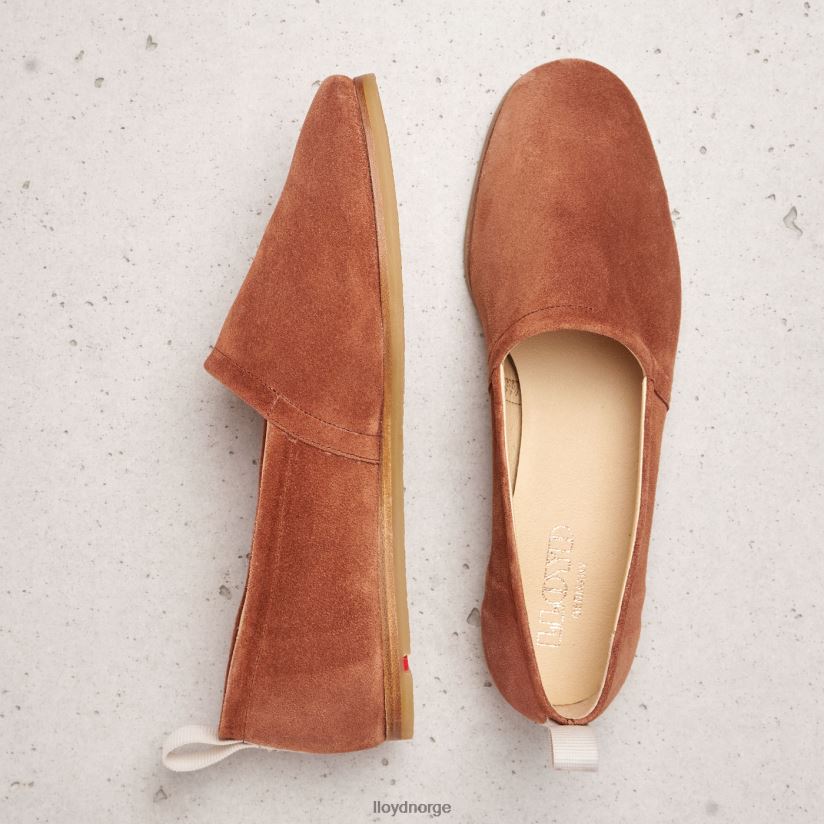 LLOYD tøffel i skinn kvinner sko brun 4X82ZP1123