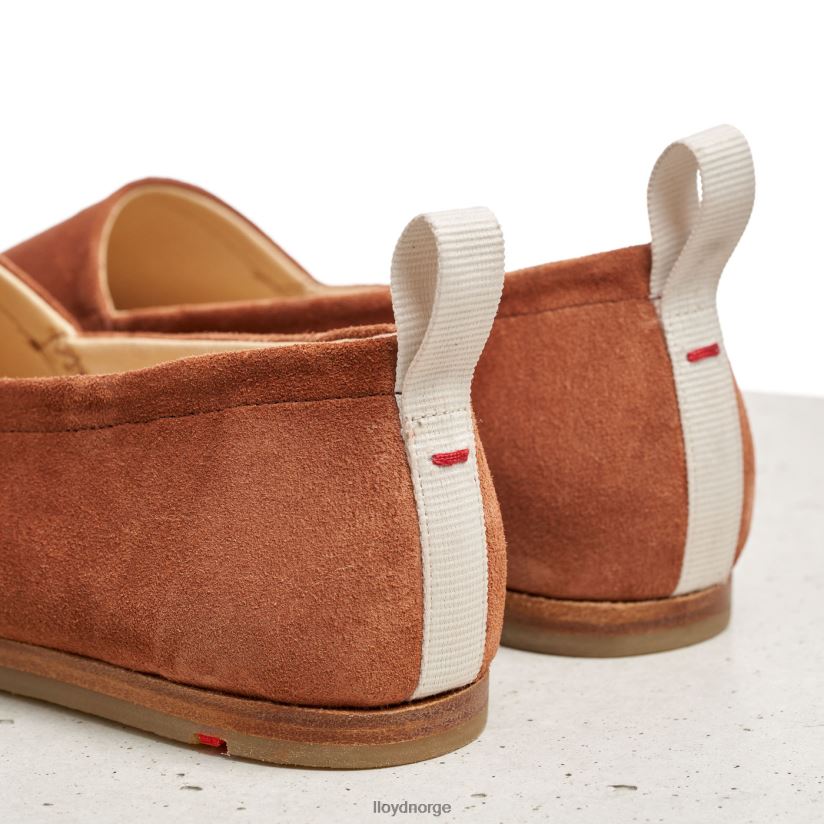 LLOYD tøffel i skinn kvinner sko brun 4X82ZP1123