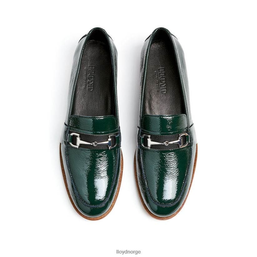 LLOYD tøffel i skinn kvinner sko grønn 4X82ZP1112