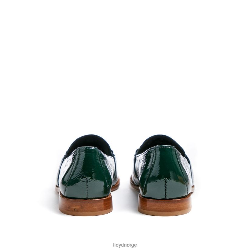 LLOYD tøffel i skinn kvinner sko grønn 4X82ZP1112