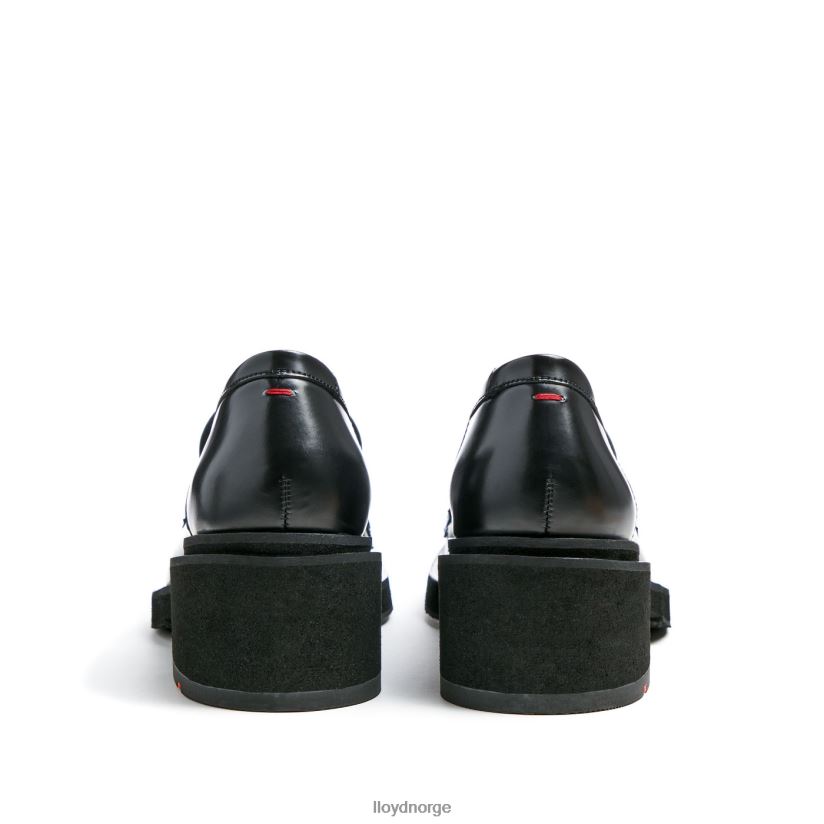 LLOYD tøffel i skinn kvinner sko svart 4X82ZP1113