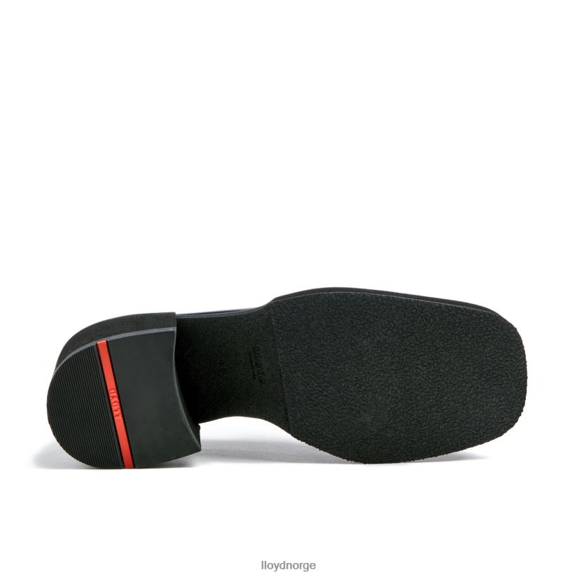 LLOYD tøffel i skinn kvinner sko svart 4X82ZP1113