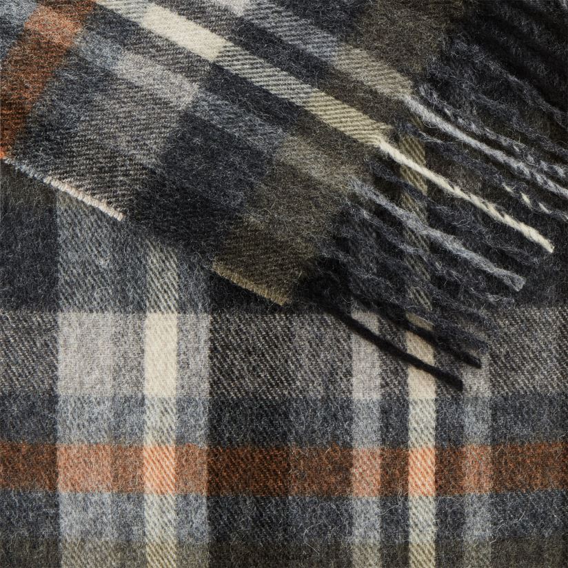 LLOYD ull/cashmir skjerf menn tilbehør grå 4X82ZP693