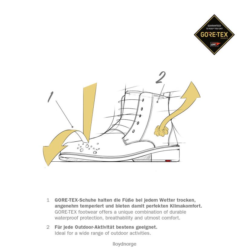 LLOYD vernon menn sko svart 4X82ZP278