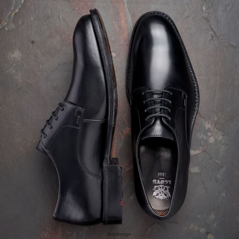 LLOYD warren menn sko svart 4X82ZP153