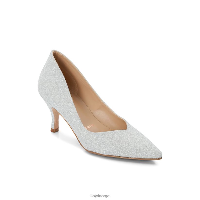 LLOYD pumper med skinneffekt kvinner sko sølv 4X82ZP1100
