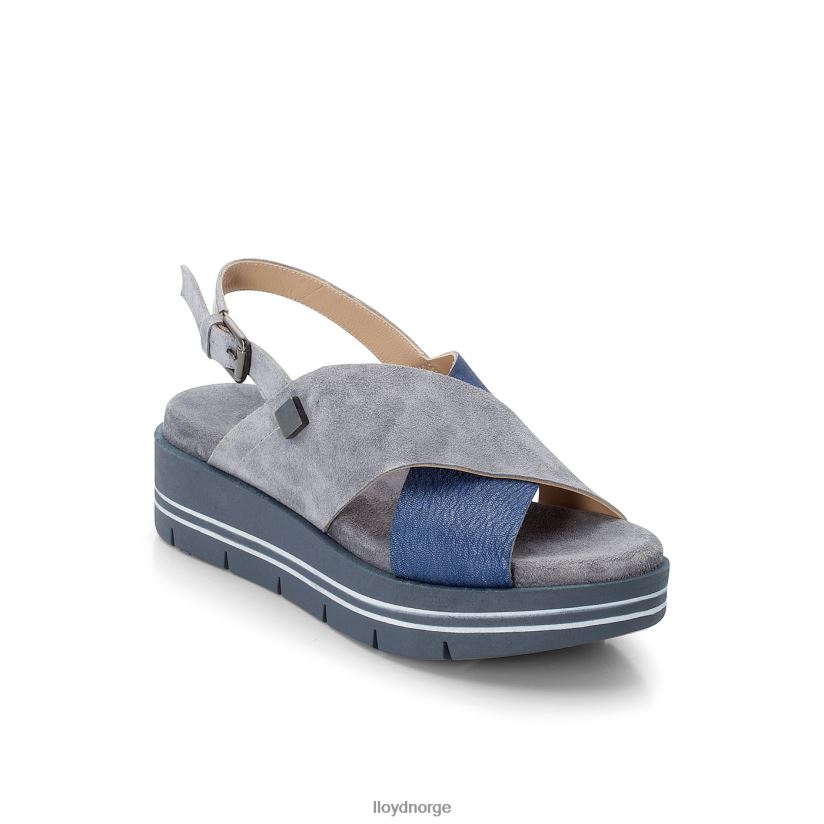 LLOYD semsket sandal kvinner sko blå 4X82ZP1251