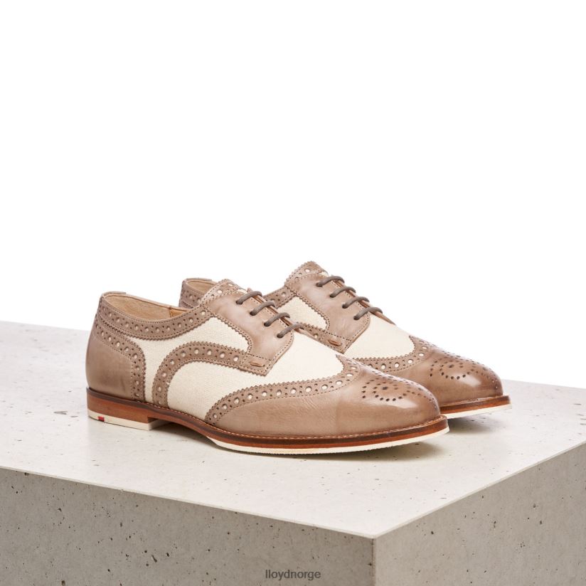 LLOYD halvsko i blonder kvinner sko beige 4X82ZP1065