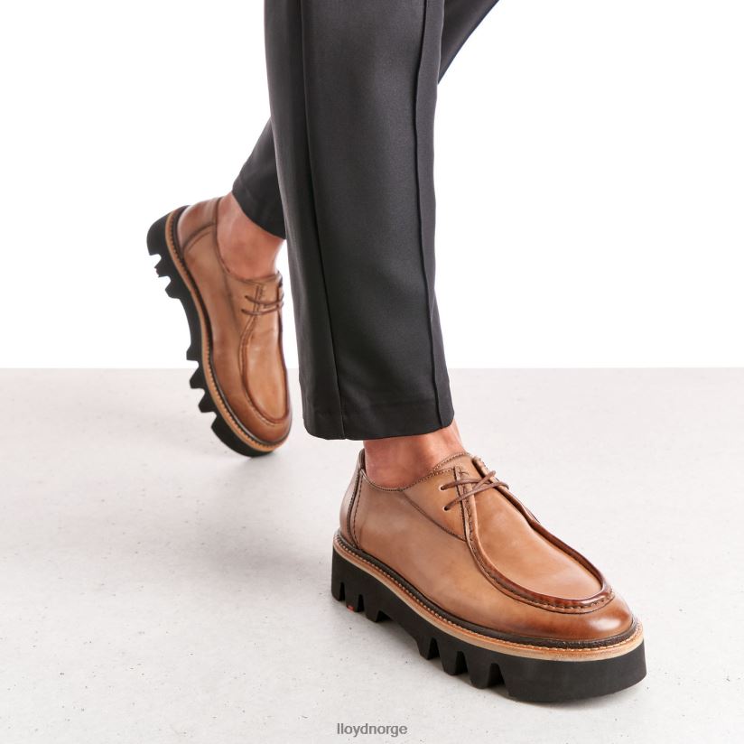 LLOYD snøre tøffel kvinner sko brun 4X82ZP1358