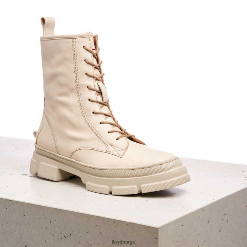 LLOYD ankelstøvletter med snøre kvinner sko beige 4X82ZP936