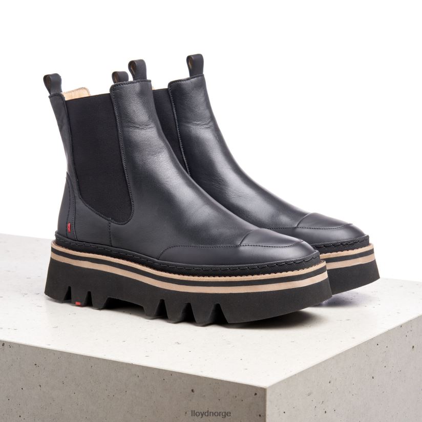 LLOYD lett såle slip-on ankelstøvletter kvinner sko svart 4X82ZP942