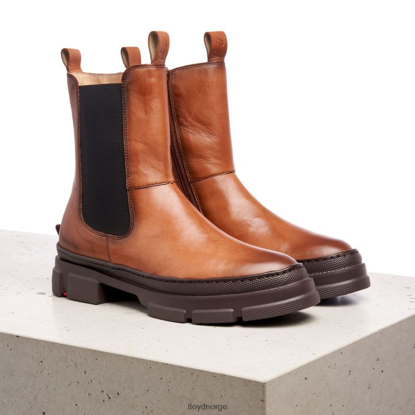 LLOYD lett å skli inn i ankelstøvletter kvinner sko brun 4X82ZP987