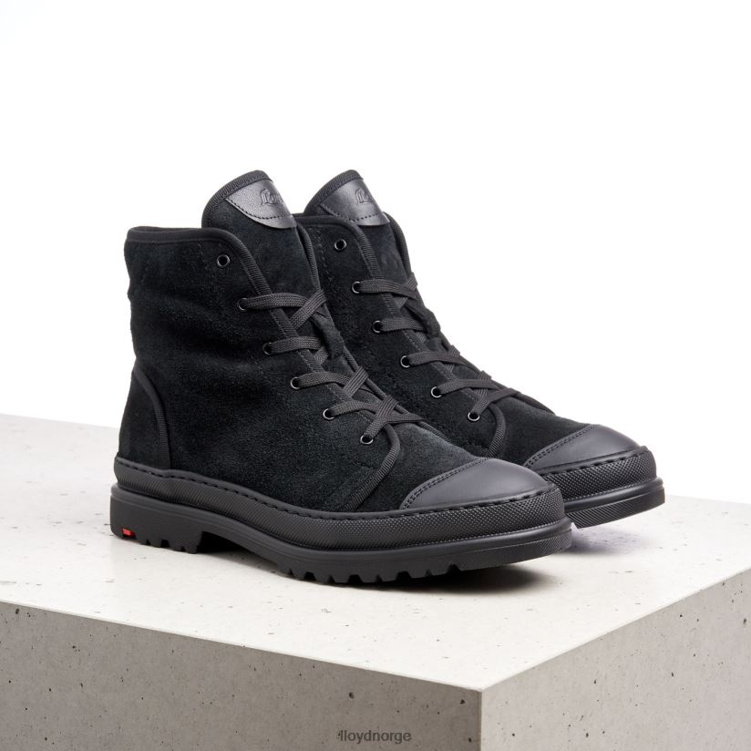 LLOYD lette ankelstøvletter i skinn kvinner sko svart 4X82ZP927