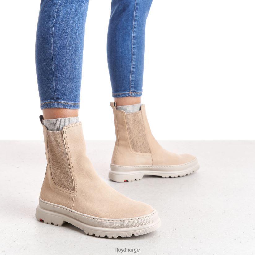 LLOYD slip-on ankelstøvletter kvinner sko beige 4X82ZP924