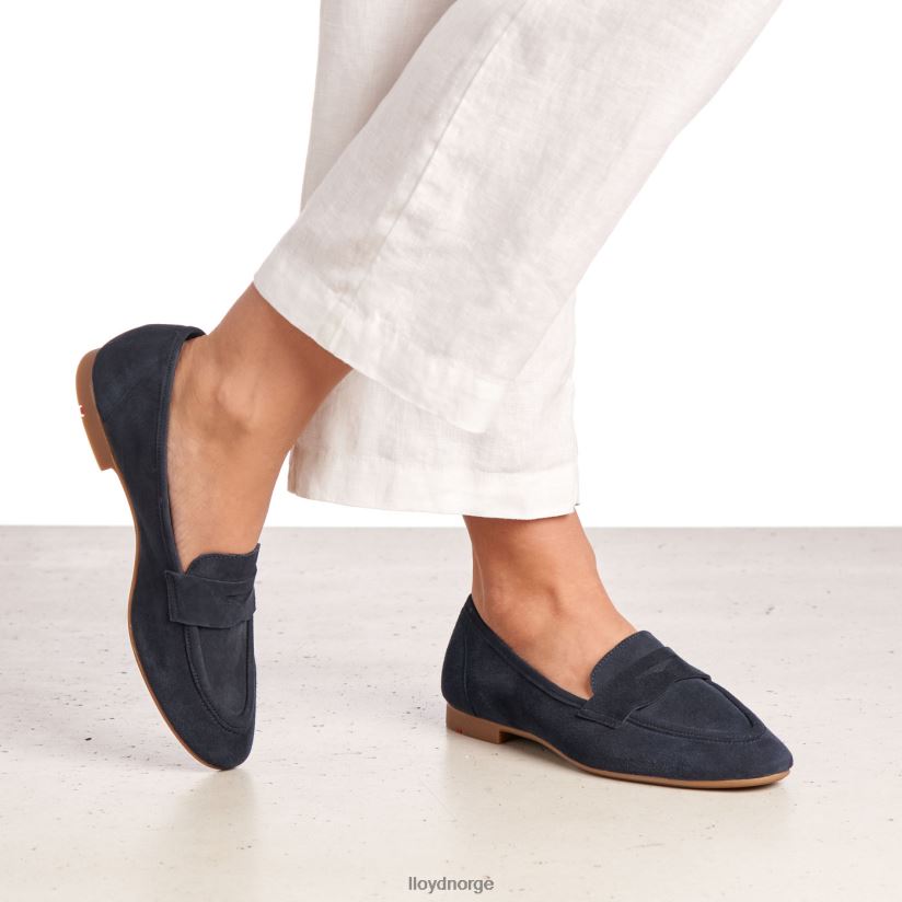 LLOYD semsket tøffel kvinner sko blå 4X82ZP1152