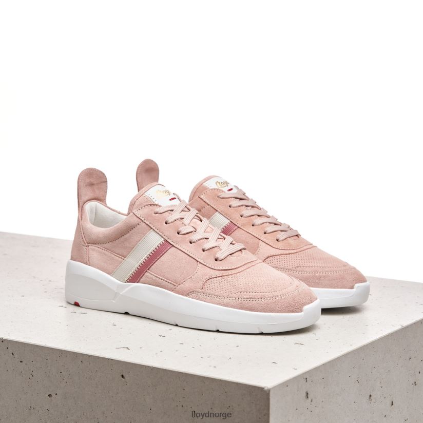 LLOYD joggesko i glatt skinn kvinner sko rosa 4X82ZP789