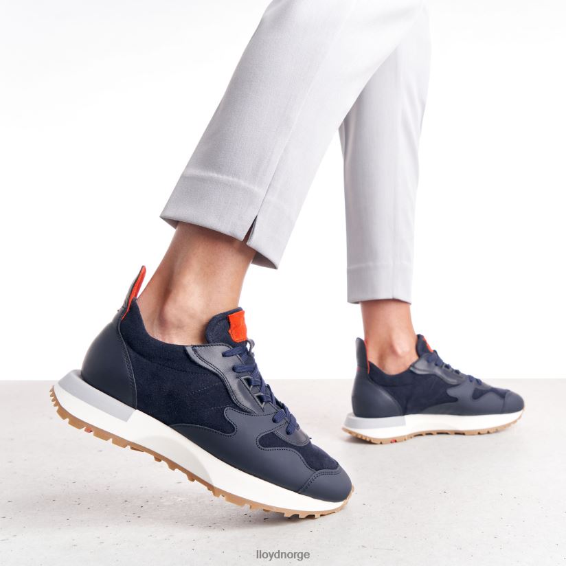 LLOYD joggesko i saueskinn kvinner sko blå 4X82ZP791