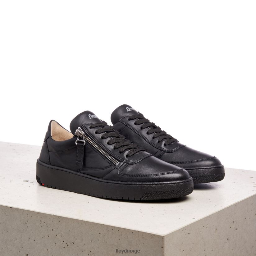LLOYD lav topp skinn joggesko kvinner sko svart 4X82ZP823