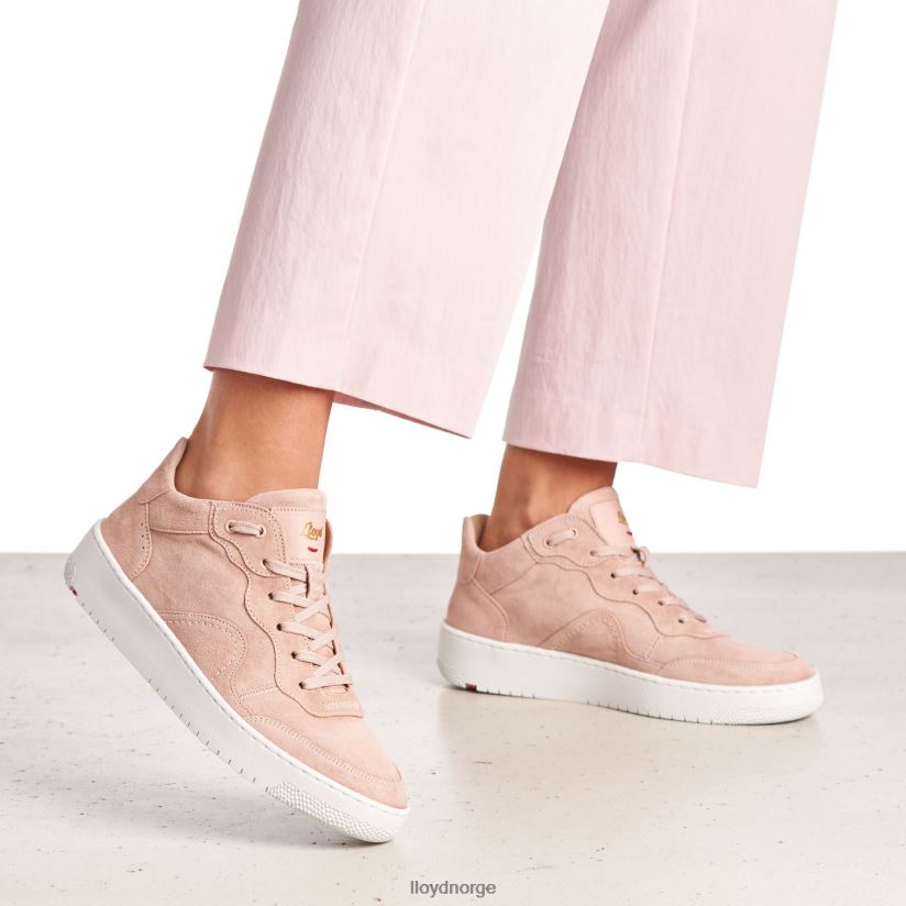 LLOYD sneakers i semsket skinn kvinner sko rosa 4X82ZP812