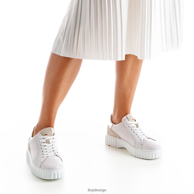 LLOYD sporty sneaker kvinner sko hvit 4X82ZP838